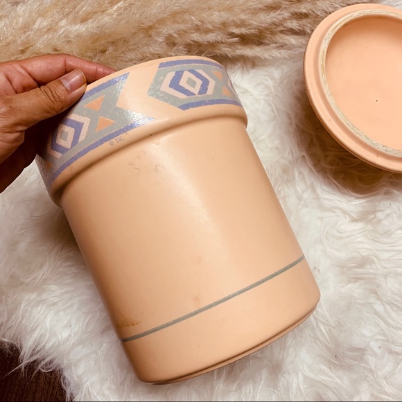 Vtg Treasure Craft Tribal Southwestern Can - Picture 4 of 9